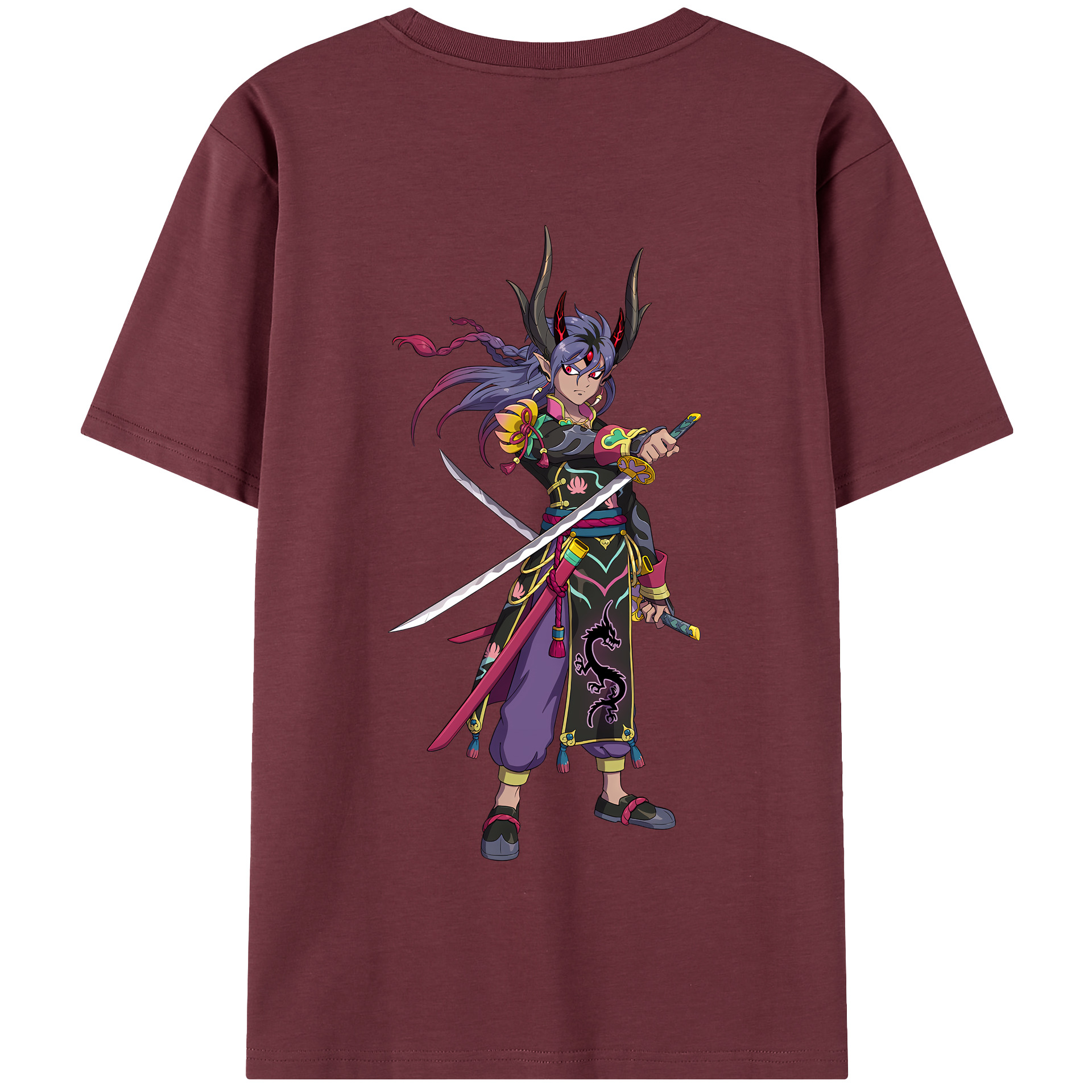 （画像用） 妖怪ウォッチ Yo-kai Watch 綿100％半袖Tシャツ（背面プリント）